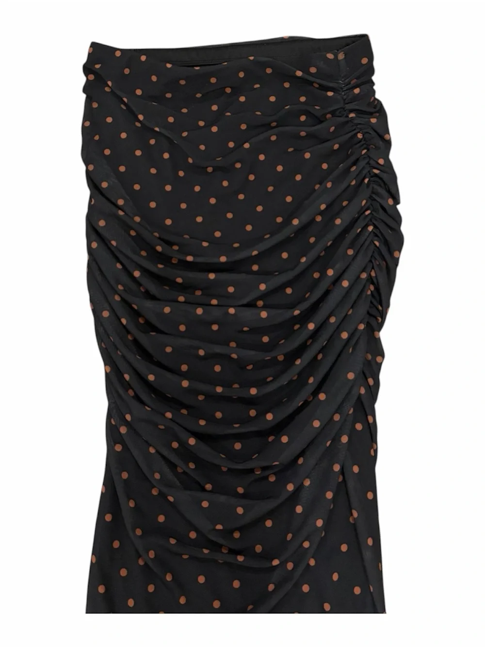 AFRM Riley Skirt With Sepia Dot